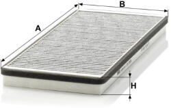 Mann-filter Utastér - Kabin szűrő Mann Filter CUK 3858 (CUK3858)