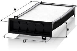 Mann-filter Utastér - Kabin szűrő Mann Filter CU 3518 (CU3518)