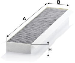 Mann-filter Utastér - Kabin szűrő Mann Filter CUK 5141 (CUK5141)