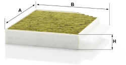 Mann-filter Utastér - Kabin szűrő Mann Filter FP 26 023 (FP26023)