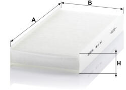Mann-filter Utastér - Kabin szűrő Mann Filter CU 3847 (CU3847)