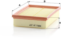 Mann-filter Levegőszűrő Mann Filter C 24 028 (C24028)