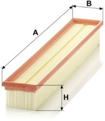 Mann-filter Levegőszűrő Mann Filter C 52 107 (C52107)