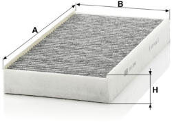 Mann-filter Utastér - Kabin szűrő Mann Filter CUK 3240 (CUK3240)