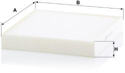 Mann-filter Utastér - Kabin szűrő Mann Filter CU 22 028 (CU22028)