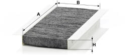 Mann-filter Utastér - Kabin szűrő Mann Filter CUK 22 008-4 (CUK22008-4)