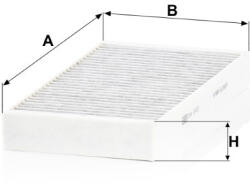 Mann-filter Utastér - Kabin szűrő Mann Filter CUK 2723-2 (CUK2723-2)