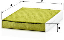 Mann-filter Utastér - Kabin szűrő Mann Filter FP 2433 (FP2433)