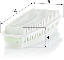 Mann-filter Levegőszűrő Mann Filter C 3725 (C3725)