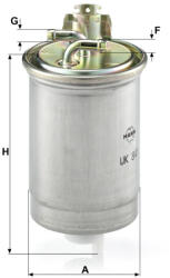 Mann-filter Üzemanyagszűrő Mann Filter WK 841 (WK841)