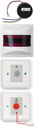 Schneider Electric ELSO Sigma/WC-Ruf - ELG740184 - Mozgássérült WC szett süllyesztett tápegységgel, fehér (ELG740184)