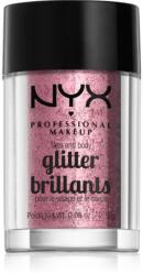 NYX Cosmetics Face & Body Glitter Brillants sclipici pentru față și corp culoare 02 Rose 2.5 g