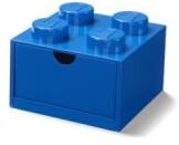 LEGO® Tárolódoboz íróasztalra, fiókos, 'Brick 2x2', kék (L40201731) (L40201731)
