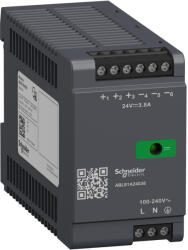 Schneider Electric Phaseo ABL7, ABL8 - ABLS1A24038 - Modicon Optimized tápegység, DIN sínre szerelhető, 1f, 24 VDC, 3, 8 A, 90 W (ABLS1A24038)