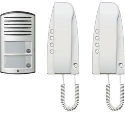 BTicino 363221 Sprint Kaputelefon 2 lakásos audió szett 4+NLinea 2000 kaputábla, lakáskészülék, tápegység (363221)