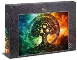 Ulmer 1000 db-os puzzle - Tree of Life in Rune Circle (4501) (4501)