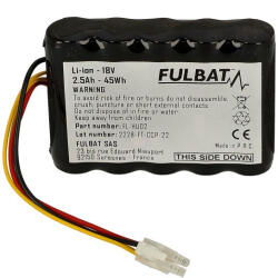 Husqvarna, Fulbat Akkumulátor Fulbat FL-HU02 li ionos, 18v-2.5ah husqvarna 310/315/315x robotfűnyíróhoz (560610-FU) - kerteszpont