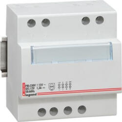 Legrand Lexic szűrt tápegység 12V~/=, 1, 0, 125 - 413105 (413105)