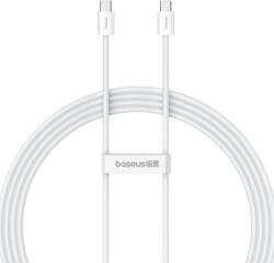 Baseus Cablu Baseus Superior Series 2, Incarcare rapida, USB-C la USB-C, 100W, 1m (Alb)