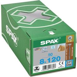 Spax TX laposfejű facsavarok o 8 mm, teljes menettel, 120 mm
