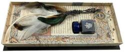 Rubinato Pávatollas Mártogatos toll szett díszdobozban