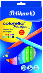 Pelikan Carioca Pelikan Colorella Super Brush, 10 culori, Varf tip pensula (814577)