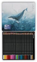 OXFORD Creioane colorate Watercolour Oxford Artistic cutie metal, 24 culori + pensula (400174561)