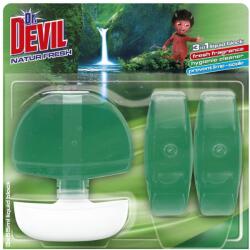 Dr. Devil 3in1 Natur fresh WC blokk 3 x 55 ml