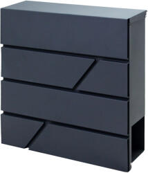 Vibell PALAWAN postaláda újságtartóval, antracit színben (MB-6/A)