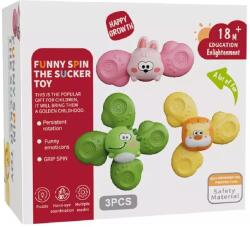 Man Yuk Toys Joc educativ rotativ cu animale, set de 3 piese (368 67)