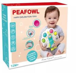 Man Yuk Toys Joc de dezvoltare cu păun, cu efecte sonore - mai multe tipuri (BY227)