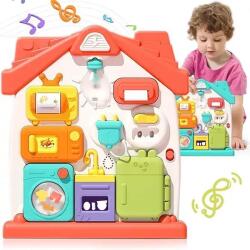Man Yuk Toys Tablă interactivă educativă cu sunet și lumină, 24 cm (YL516)