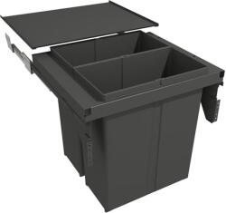 Demos Hulladékgyűjtő GOLLINUCCI sortér 580 EVO, 600mm 2x40l szürke (dem-403181)