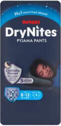 Huggies DryNites éjszakai bugyipelenka fiúknak 8-13 év - 9 db