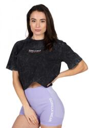 Gorilla Wear - Medina Oversized T-shirt - Női Túlméretezett Póló - Mosott Fekete