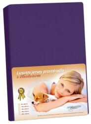 Bellatex Cearșaf din jersey cu elastan, culoare prune, mov, 200 x 220 cm