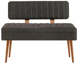 Hanah Home Bancă Vona Anthracite, antracit