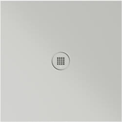  Sapho Gsi Extra Flat kerámia zuhanytálca 80x80x2 cm, matt cement 46080817 (46080817)