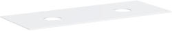 Hansgrohe Xevolos E 1370/550 pultlap dupla kivágással csapfurat nélküli mosdótálakhoz, matt fehér 54332700 (54332700)