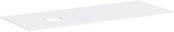 Hansgrohe Xevolos E 1370/550 pultlap bal oldali kivágással csapfurat nélküli mosdótálhoz, matt fehér 54333700 (54333700)