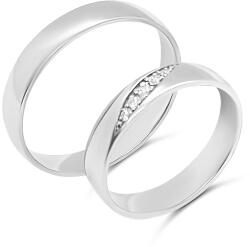 ÉkszerM Fehérarany Karikagyűrű ROSA4MMK