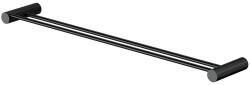 Cersanit Zen fali dupla törölköző tartó 60 cm, fekete S951-885 (S951-885)