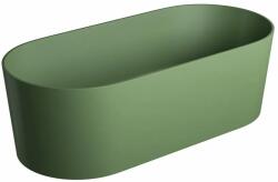 Foglia Cada freestanding compozit, verde mat, 180x76 cm, Foglia Terra (640450181103-BL-1882)