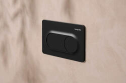 Hansgrohe iFrame Original S Öblítőlap 2 mennyiséges öblítéshez, matt fekete 66002670 (66002670)