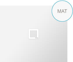 POLYSAN Flexia öntött márvány zuhanytálca 120x100 cm, matt fehér 71563MAT (71563MAT)