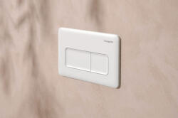 Hansgrohe iFrame Original Q nyomólap kettős öblítéshez, matt fehér 66001700 (66001700)