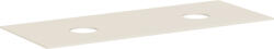 Hansgrohe Xevolos E 1370/550 pultlap dupla kivágással csapfurat nélküli mosdótálakhoz, matt homok 54332780 (54332780)