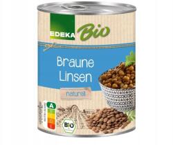 Edeka Barna lencse Edeka bio, természetes (400 g-os csomagolás)