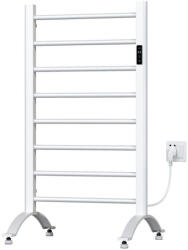  Szabadonálló / fali elektromos design radiátor termosztáttal NERO Italia AF-E006-W - 50 x 88 cm