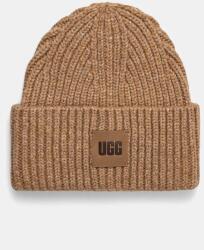 UGG sapka női gyapjú hozzáadásával - barna Univerzális méret